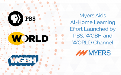 Myers Aids At-Home Learning Effort Launched by PBS, WGBH and WORLD Channel